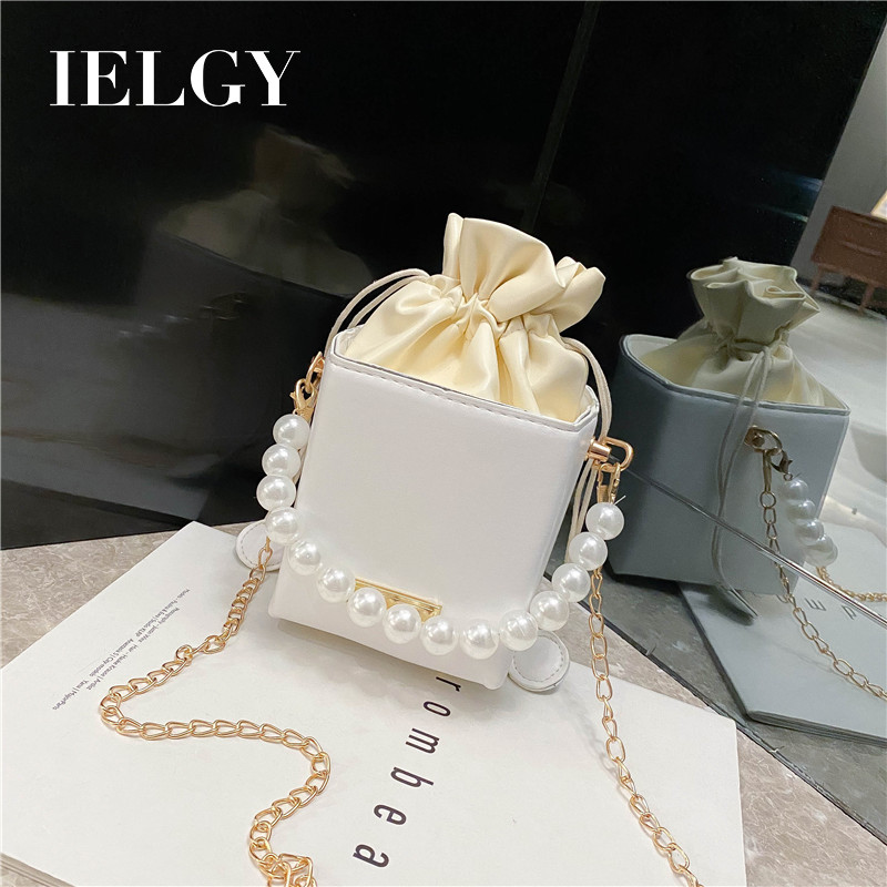 Túi Đeo Vai IELGY Thiết Kế Dây Rút Thời Trang Nữ Thanh Lịch