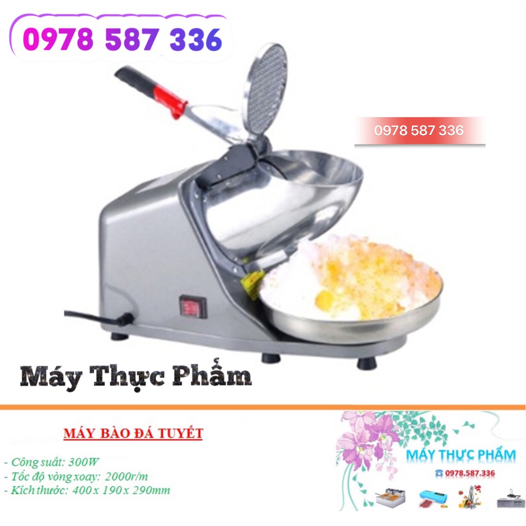 [Chính hãng giá rẻ] Máy Bào Đá Tuyết 2 Lưỡi, Máy Bào Đá, Xay Đá Nhuyễn