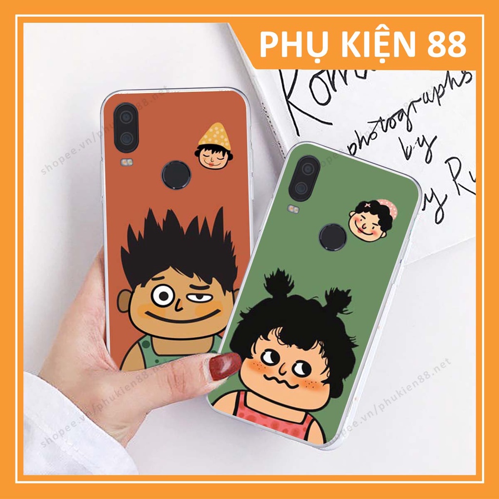 Ốp lưng Vsmart Active 1 / Active 1 Plus / Active 1+ ốp điện thoại LineBear, bé tóc xù, hoa siêu đẹp