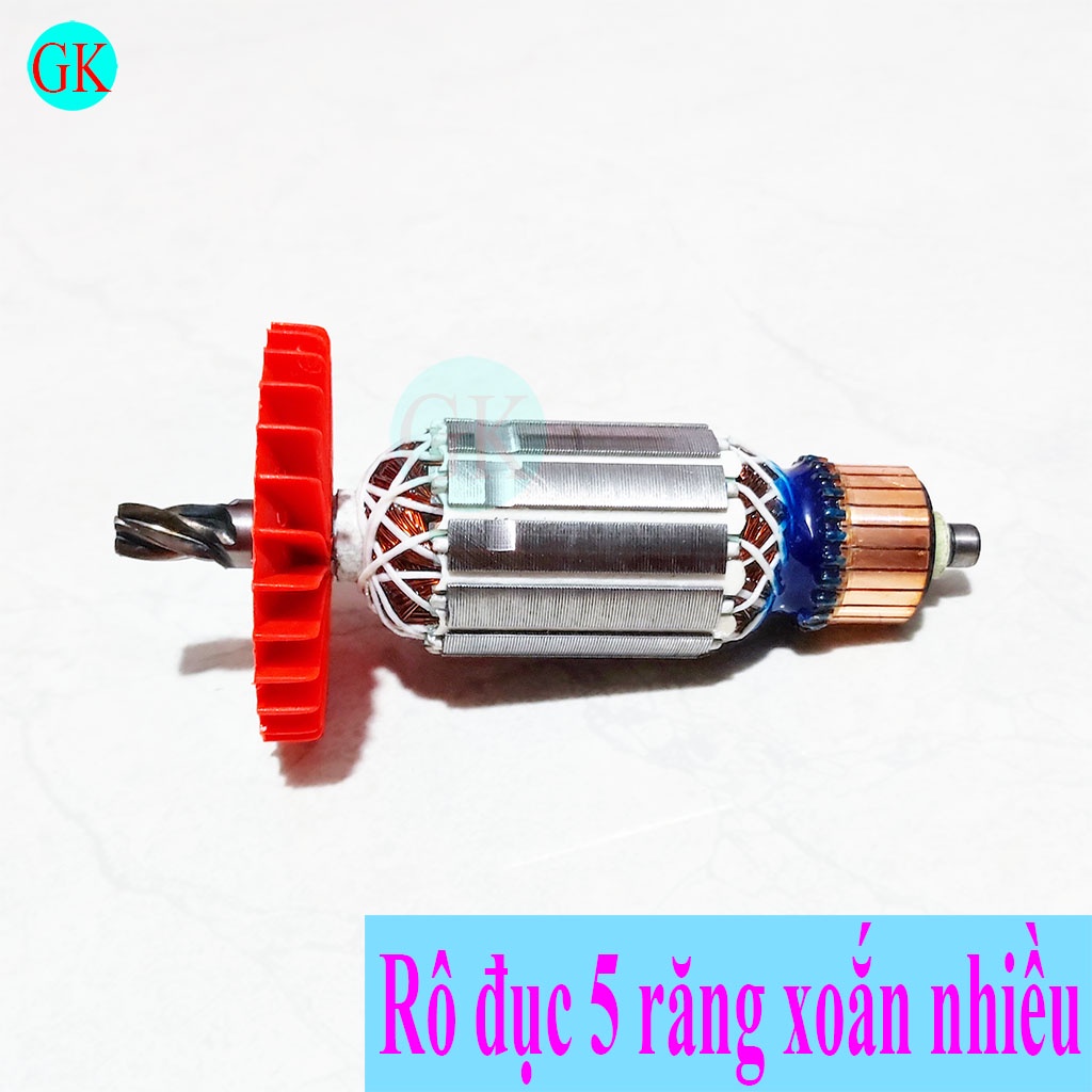 Rô đục 5 răng xoắn nhiều [T-05-16]