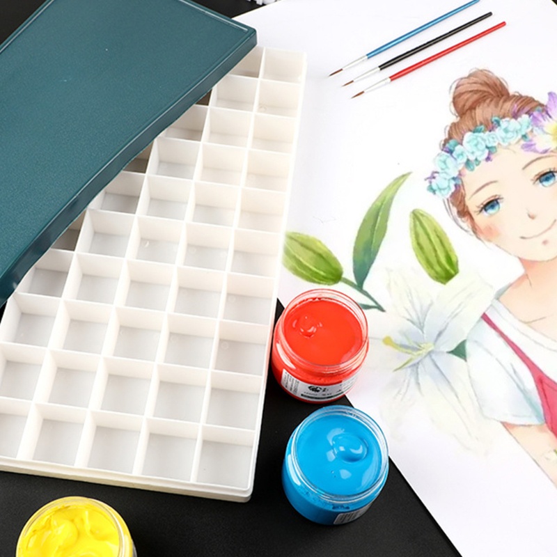 Khay Đựng Màu Nước Bằng Acrylic Có Nắp Đậy Tiện Dụng Vẽ Tranh Sơn Dầu Nghệ Thuật