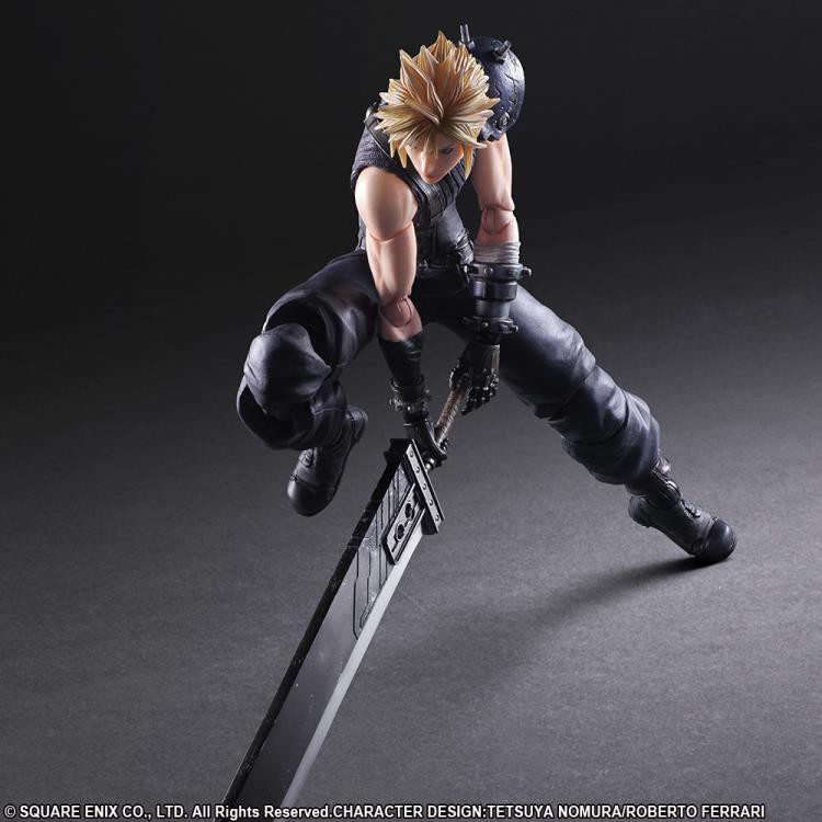 CAO 26 CM 🌟GIÁ SIÊU RẺ 🌟MÔ HÌNH PLAY ARTS KAI CLOUD STRIFE VER 2 FINAL FANTASY 7 REMAKE MÔ HÌNH NHÂN VẬT