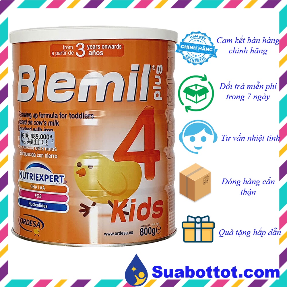Sữa Blemil Plus 4 800g