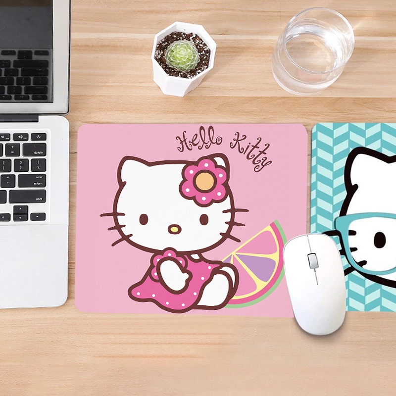 Miếng Lót Chuột Chống Trượt In Hình Hello Kitty