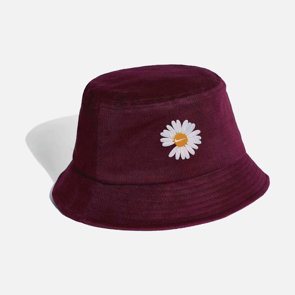 Mũ Bucket Nhung Tăm phong cách Hàn Quốc Unisex