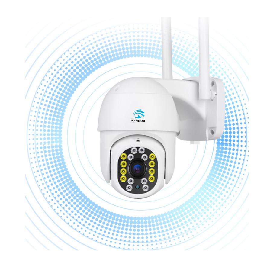Camera ONTEKCO WIFI lắp ngoài trời app YOOSEE FUll HD 1080P-Tích hợp đèn led chiếu sáng/ thẻ 32G