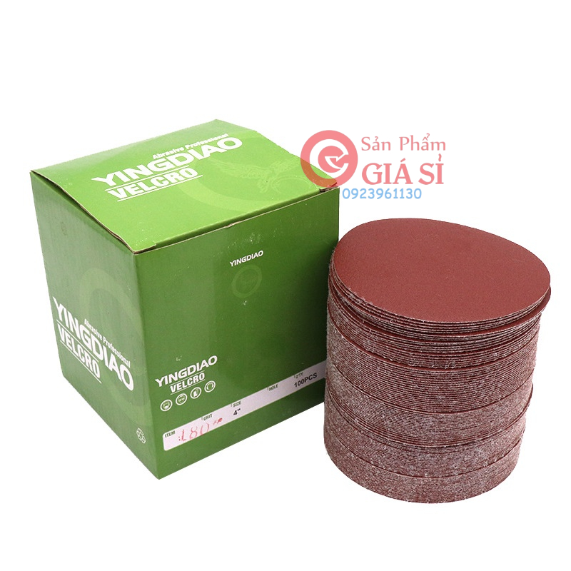 Bộ 100 giấy chà nhám mài bóng, đánh bóng tròn 5 inch - ( độ mịn từ 80-1000) ❤️freeship❤️