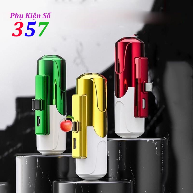 Pin Sạc Dự Phòng MINI 5000mAh Micro USB, Type C, IP