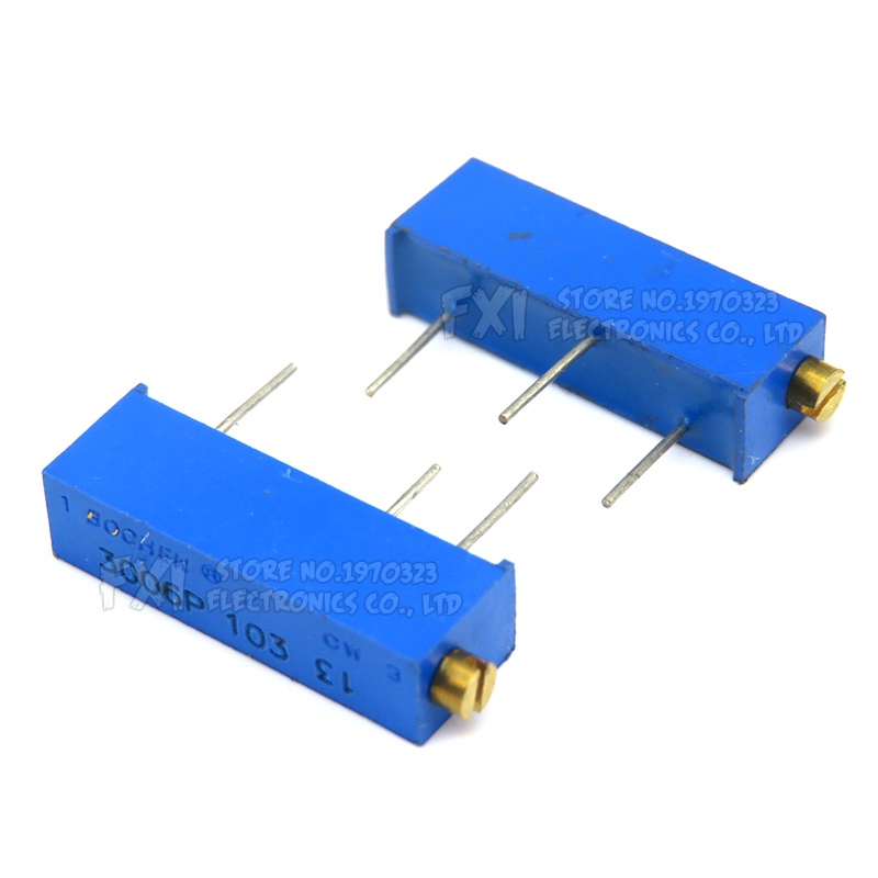 Set 10 Chiết Áp 3006P 100 ohm ~ 500K 200K 500K 1M 100R 200R 500R Chuyên Dụng