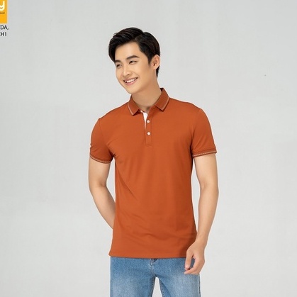 Áo polo Yody nam Coolmax phối vai Mềm mịn thấm hút trẻ trung APM3519
