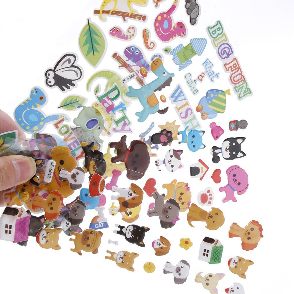 FREESHIP ĐƠN 99K_ Set 10 tấm hình dán sticker dễ thương cho bé