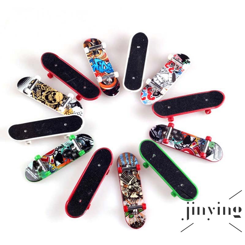 GETNOIVAS Set 5 ván trượt ngón tay mini họa tiết graffiti cho bé