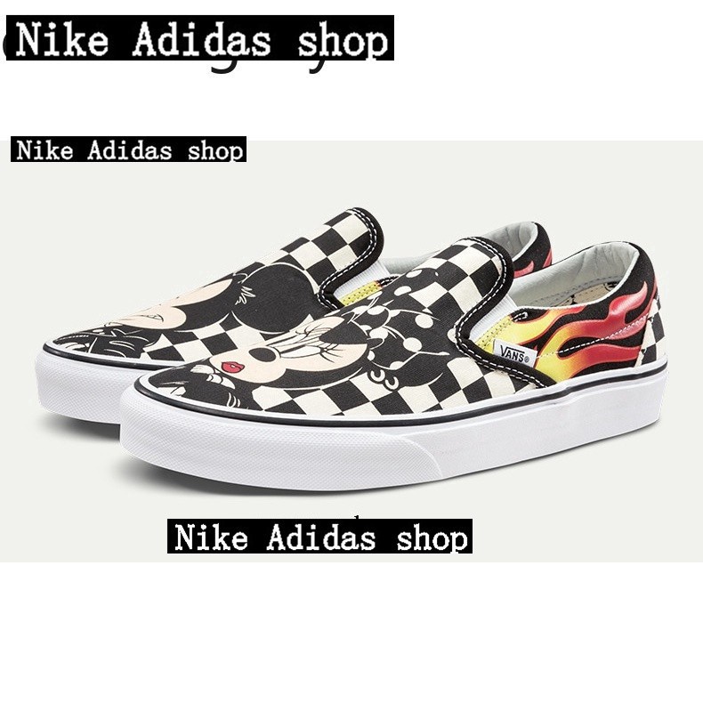Tiết Chuột MICKEY Disney x Vans Kiểu Cổ Điển Cá Tính Giày sneaker In Họa