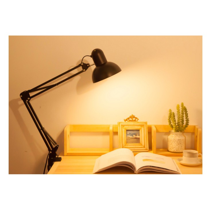 ĐÈN KẸP BÀN HỌC KỸ SƯ PIXAR CAO 95CM CAO CẤP | CHÓA ĐÈN 16CM