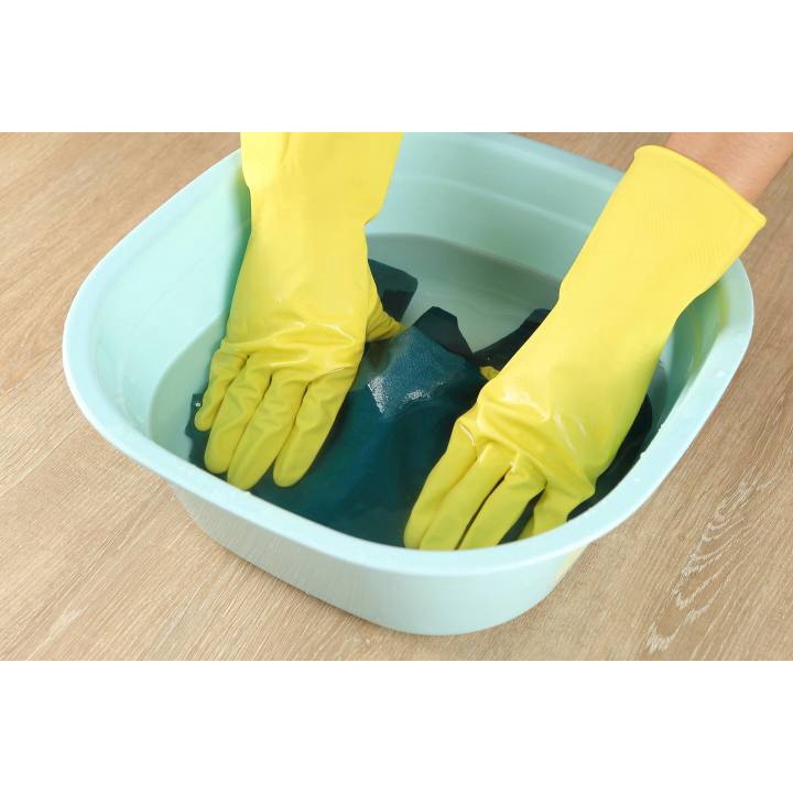 Găng tay cao su đông cầu vồng loại dài, siêu dai, bền, găng tay rửa bát, dọn vệ sinh