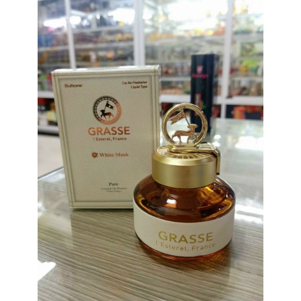 Nước hoa ô tô hàn quốc cao cấp GRASSE 110ml đủ mùi hương, thiết kế sang trọng