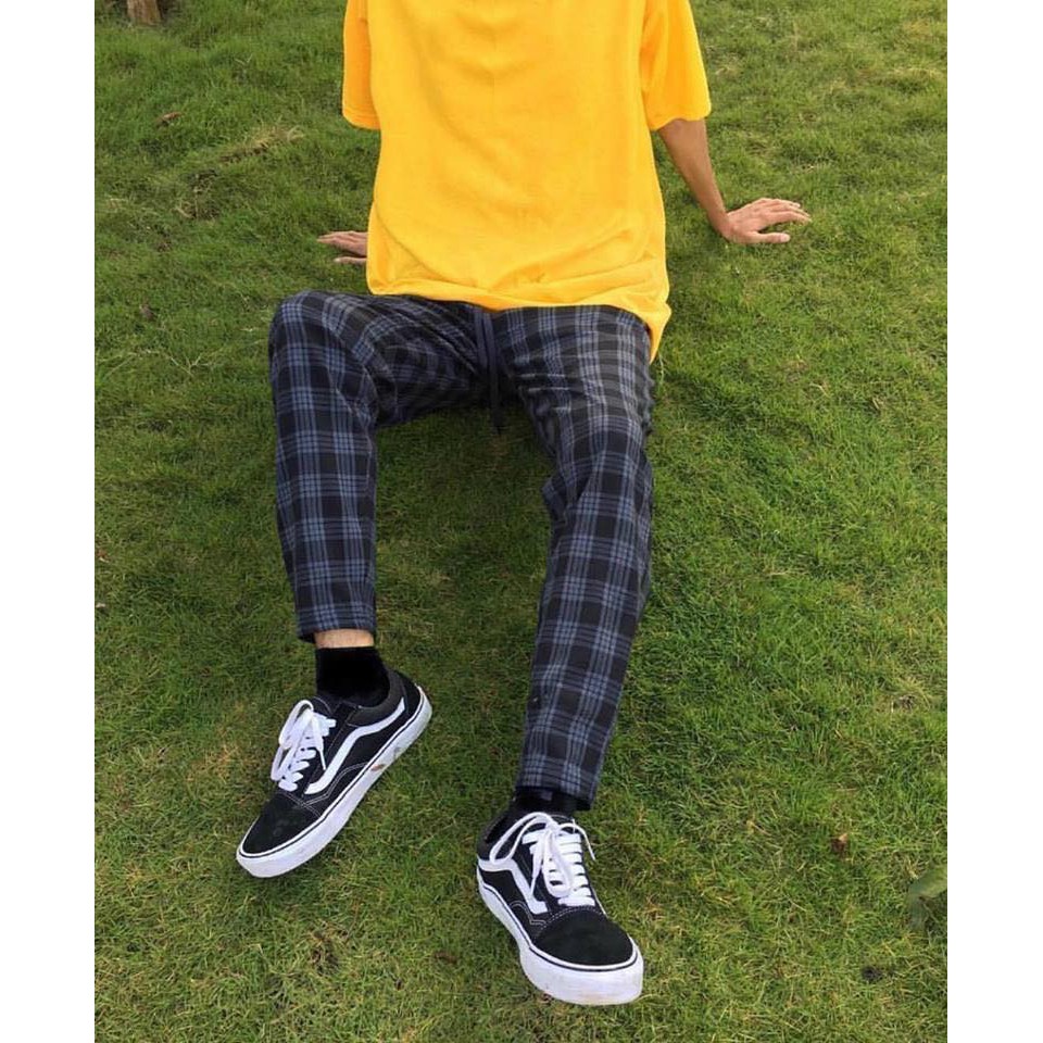 [Mã FAMALLT5 giảm 15% đơn 150K] Quần caro plaid pants unisex Sges form rộng