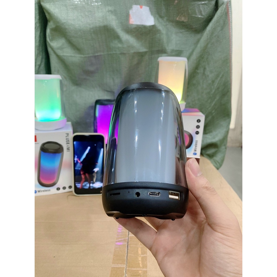 Loa bluetooth jbl Pulse4 mini giá rẻ nhất âm thanh lớn siêu hay có bass hỗ trợ cắm usb thẻ nhớ Bảo hành đổi mới 6 tháng