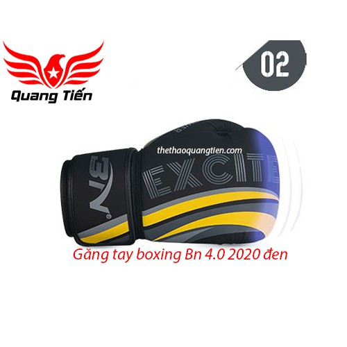 Găng tay boxing Bn 4.0 EXITE 2020 chính hãng đen trắng