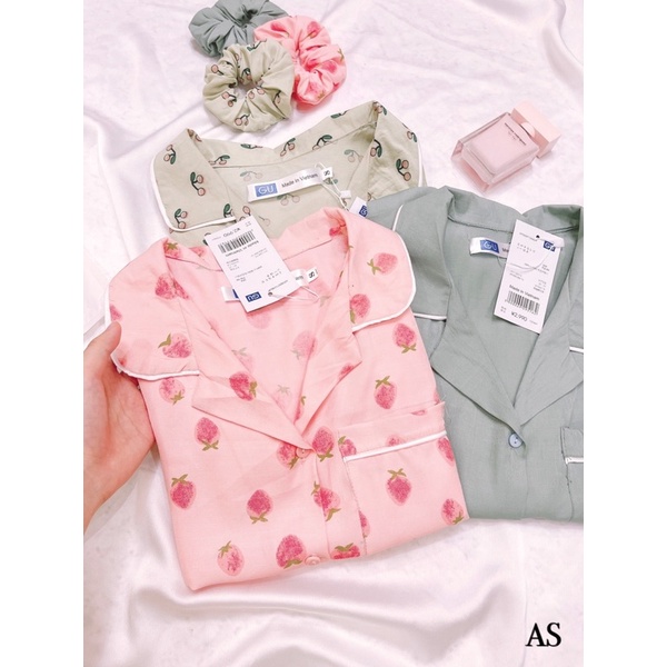 MH BỘ PIZAMA KÈM CHUN BUỘC TÓC CHO NỮ | BigBuy360 - bigbuy360.vn