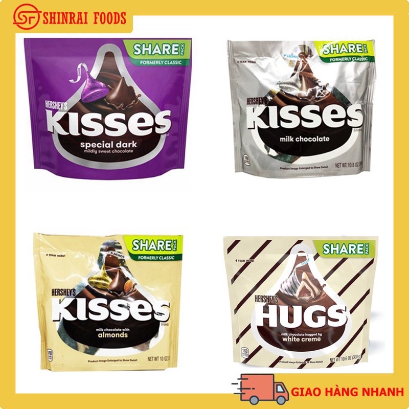 Socola Kisses Ú Mỹ 283g