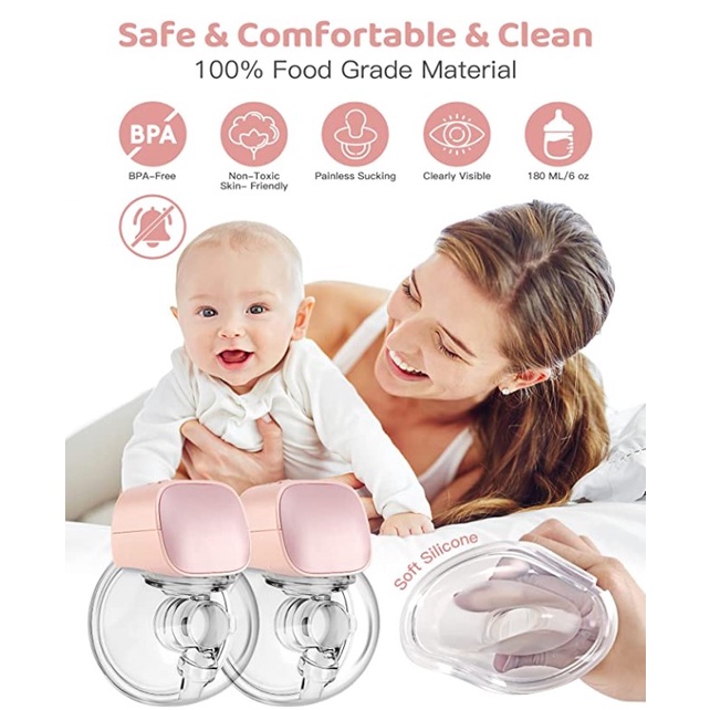 Hàng Có Sẵn Máy Hút Sữa Rảnh Tay S9