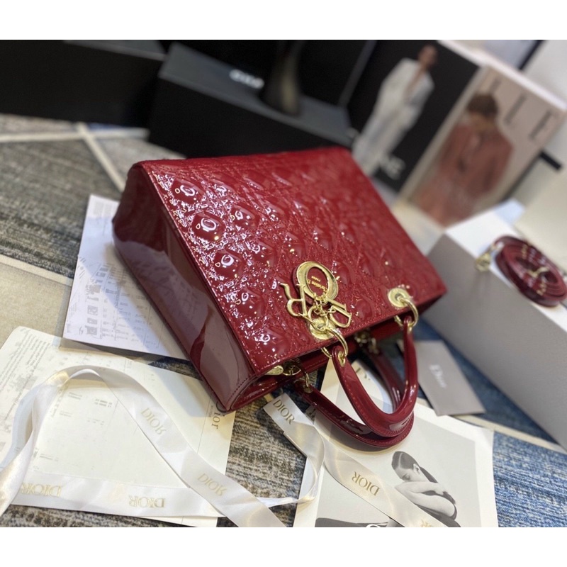 Túi xách nữ Dior lady 7 ô - túi công sở size 30