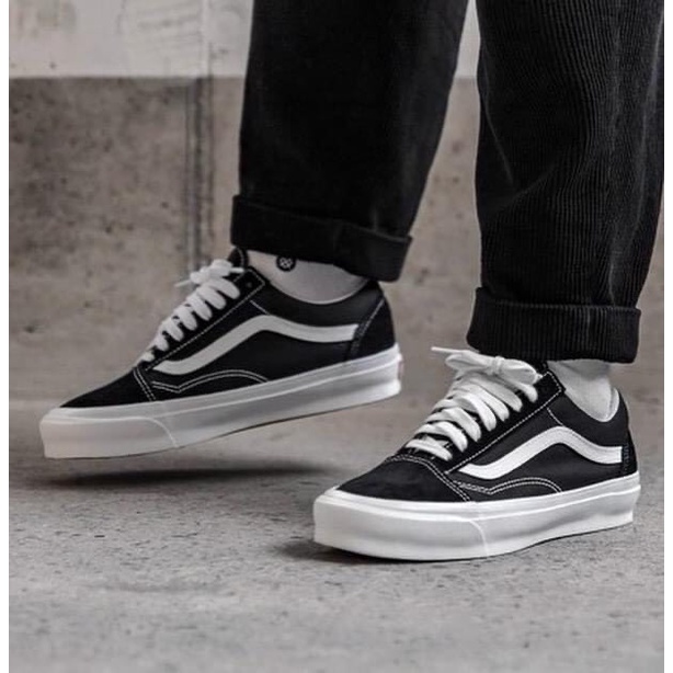 [ NEW] GIÀY VANS VAULT OLD SKOOL MÀU ĐEN ⚡Full box bill⚡ Giày thể thao nam nữ 2022