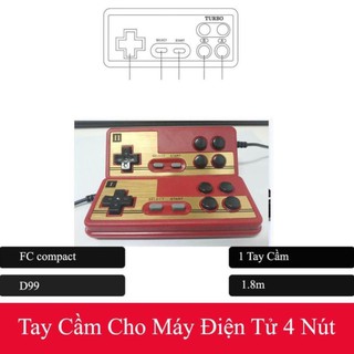 Bộ 2 Tay Cầm Chơi Game Điện Tử 4 Nút 9 Lỗ cho máy game 8 bit - FA
