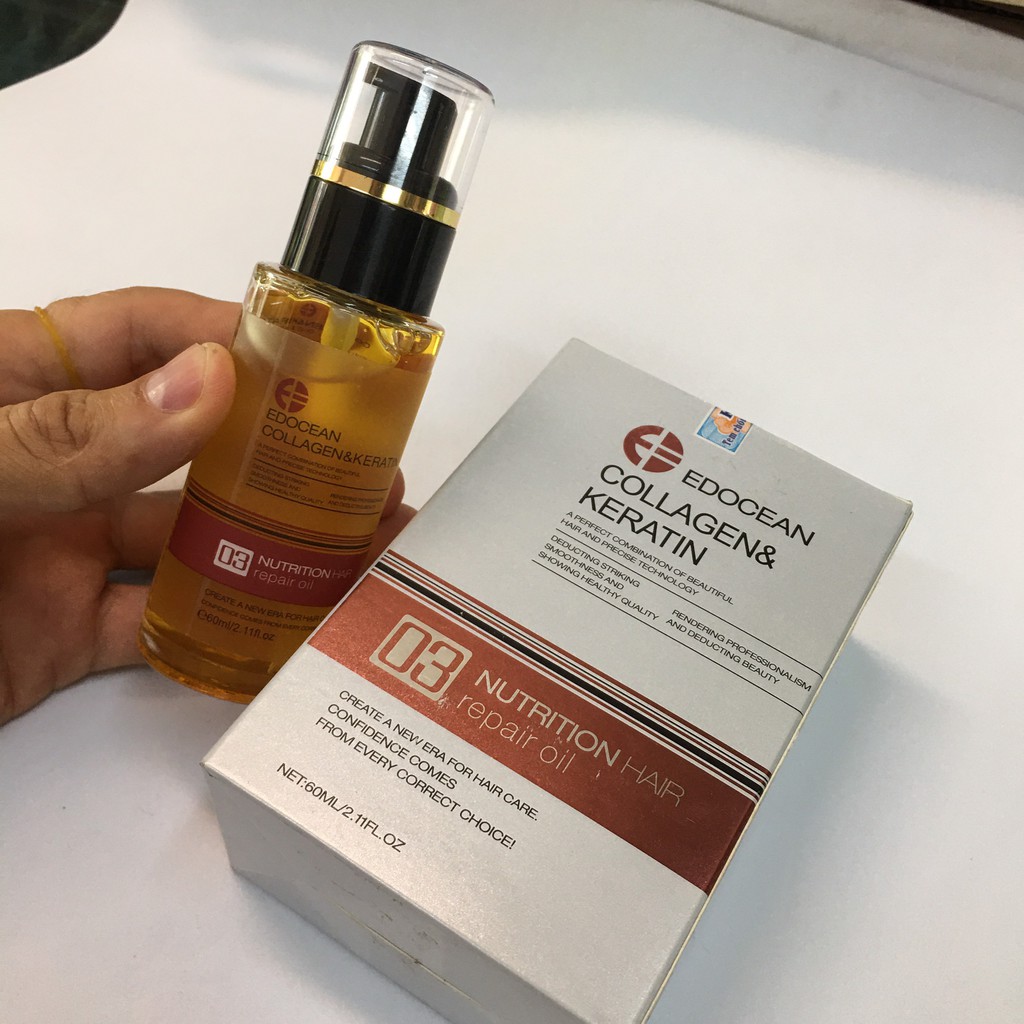 Tinh dầu dưỡng tóc dành cho tóc yếu -giữ nếp tóc không gây bết dính tóc _ hàng cao cấp chính hãng nhập khẩu ý