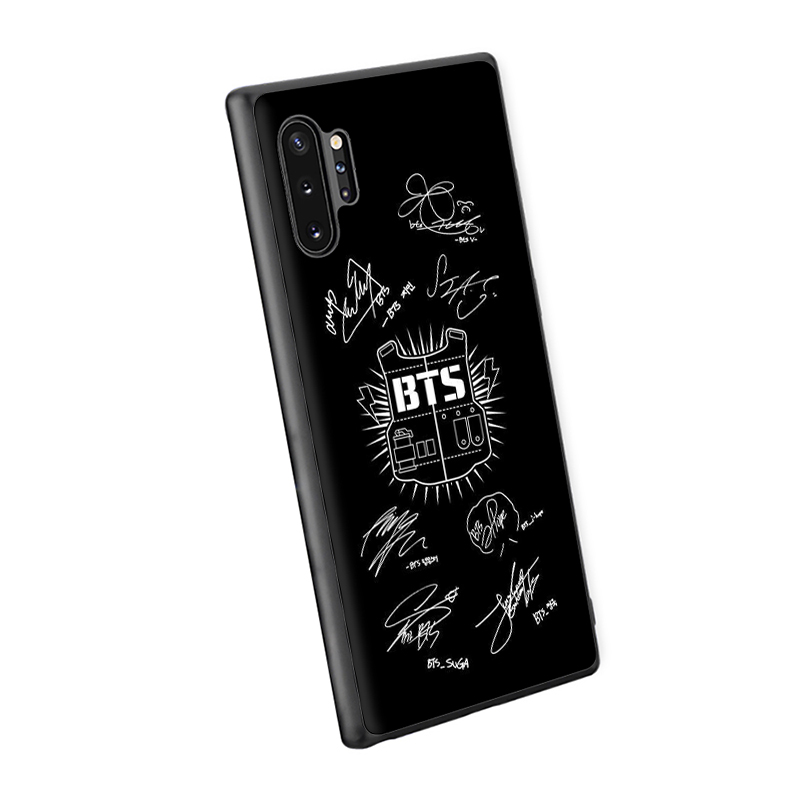 Ốp Lưng Silicone In Hình Các Thành Viên Nhóm Nhạc Bts Cho Samsung A5 2017 A6 A8 Plus A7 A9 2018 Note 8 9