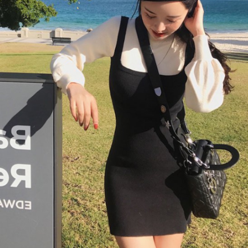Đầm IELGY nữ giả hai lớp kiểu dáng thời trang quyến rũ