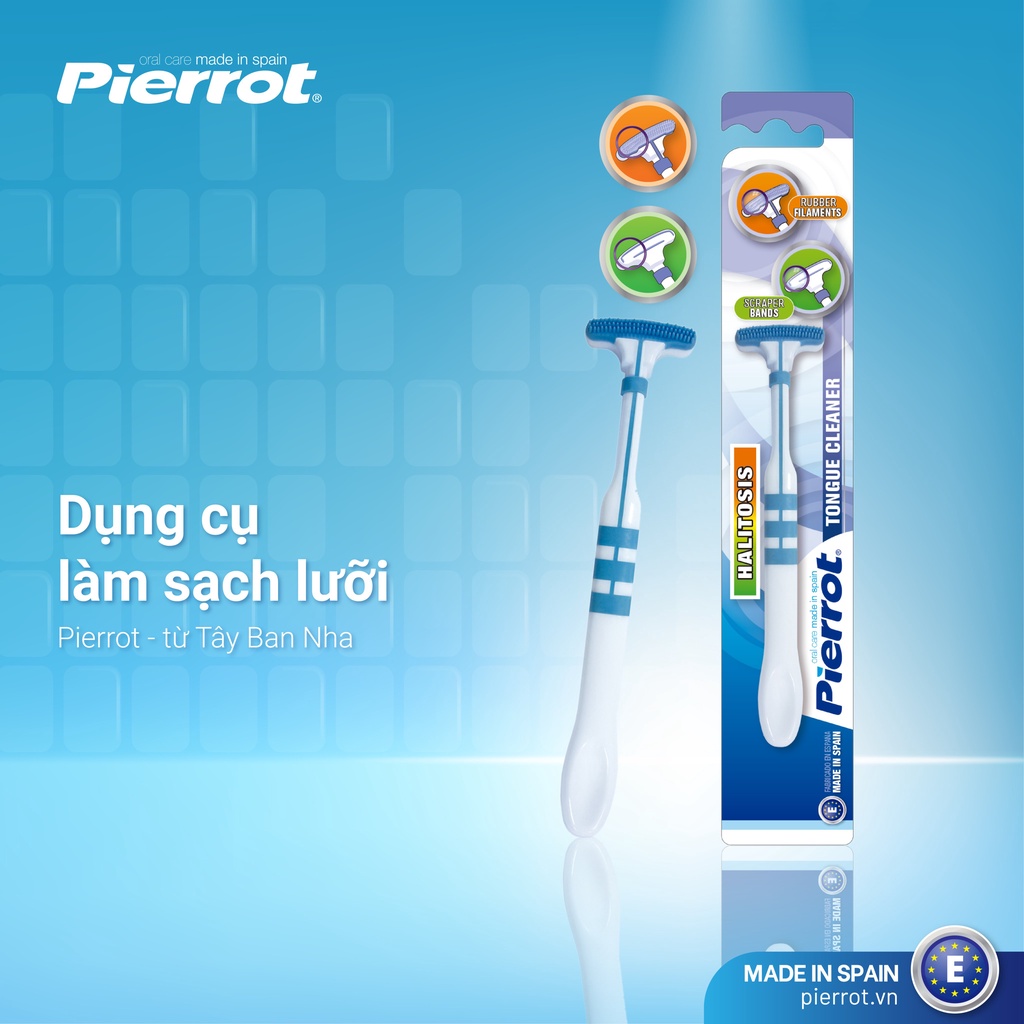 Dụng cụ vệ sinh lưỡi PIERROT - Nhập khẩu chính hãng