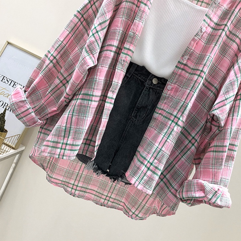 Áo Khoác Cardigan Vải Chiffon Mỏng Tay Dài Chống Nắng Họa Tiết Kẻ Sọc Thời Trang Mùa Hè Cho Nữ