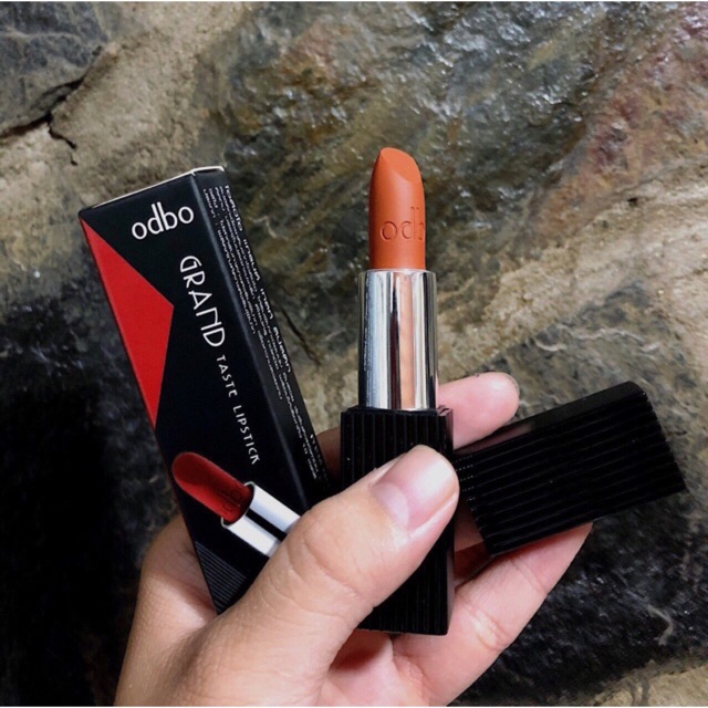 Son thỏi lì Odbo Grand Taste lipstick Thái Lan new 2018