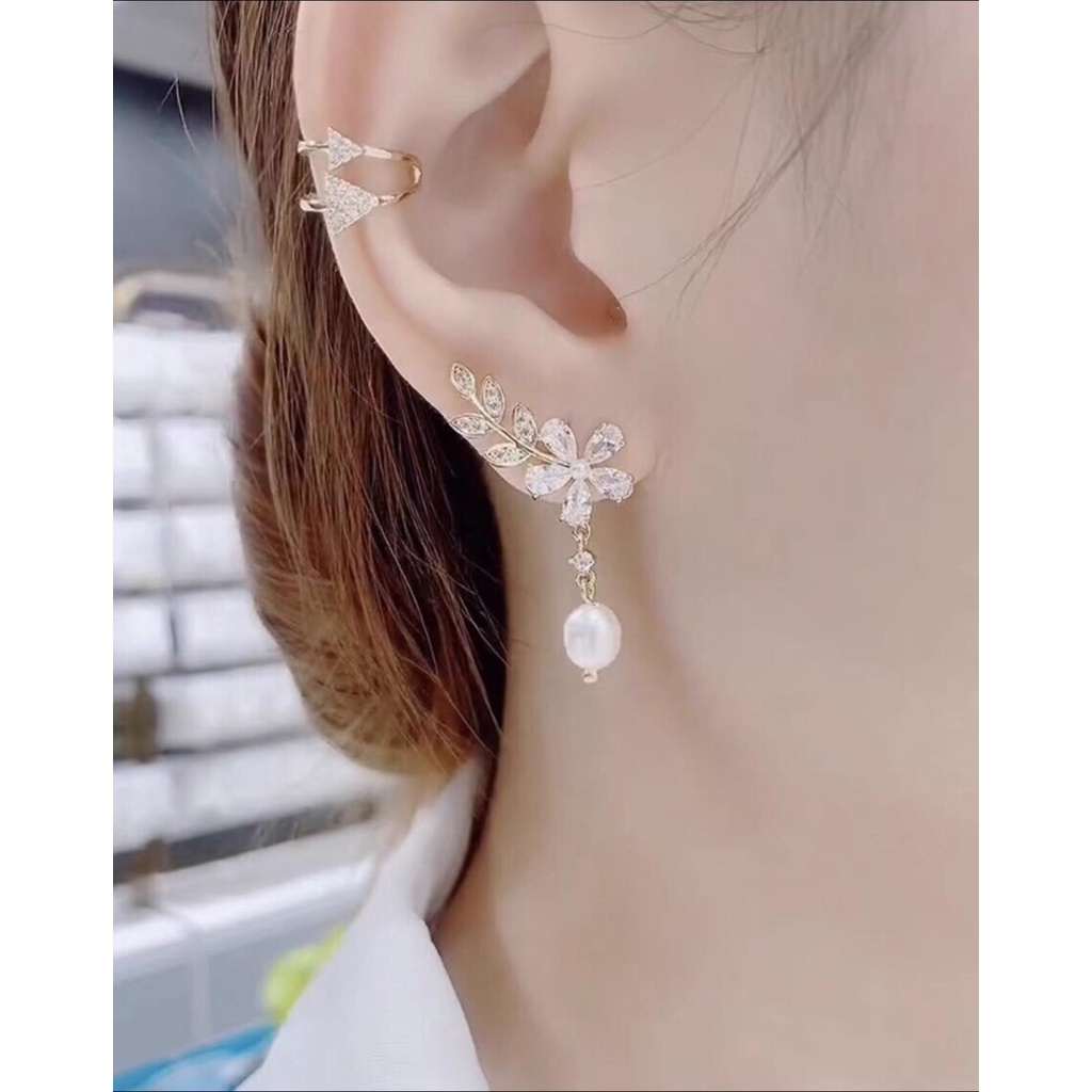 BÔNG TAI LÁ TRAI CỰC XINH BAC TA