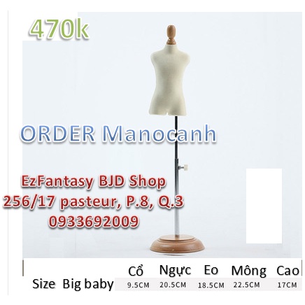 Manocanh búp bê BJD