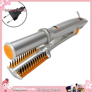 BDM_ Professional Dual Use Electric Rotating Hair Curler Straightener Curling S thumbnail