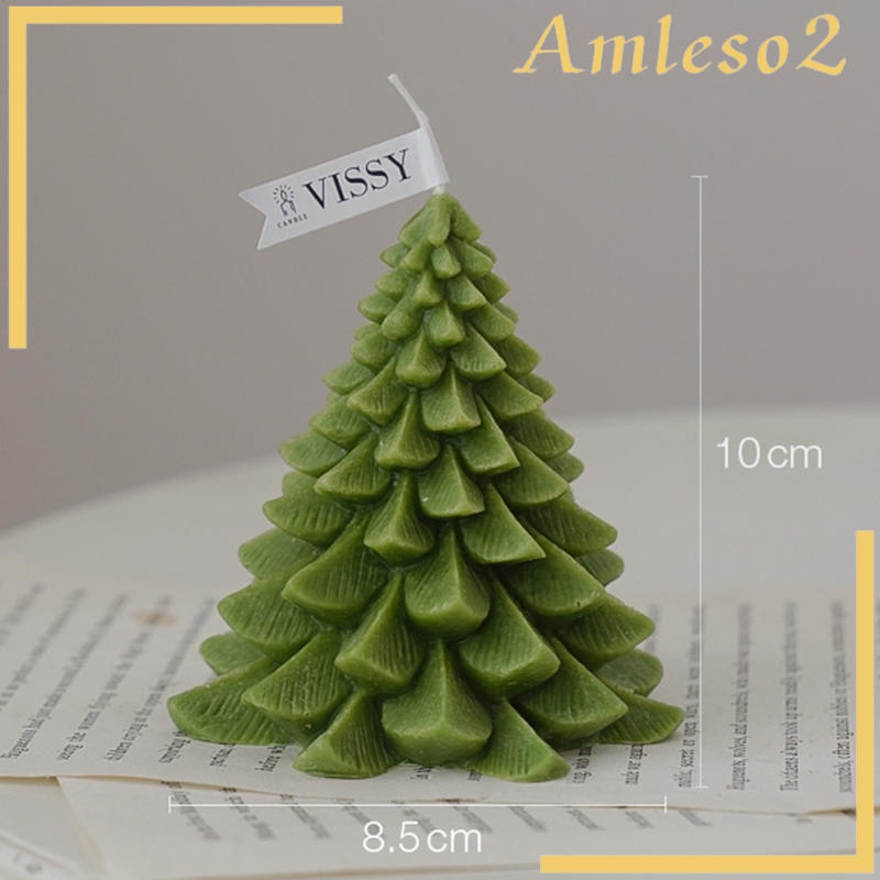 Nến sáp thơm hình cây thông Noel 3.9"