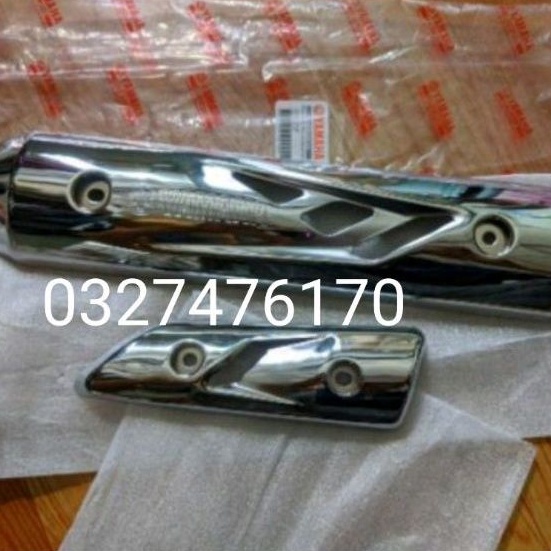 Cặp ốp vĩ che pô ống xã xe Sirius, Jupiter zin yamaha