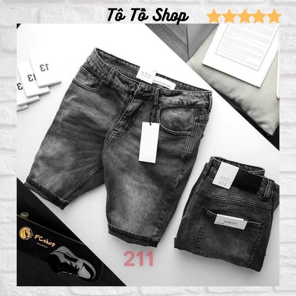 Quần Short Nam Rách❤️FREESHIP❤️ Quần Short Bò Nam Cao Cấp - Sọt Jean Co Giãn Mẫu Mới Hàng VNXK Tô Tồ Shop-QSJN02-Mã 211