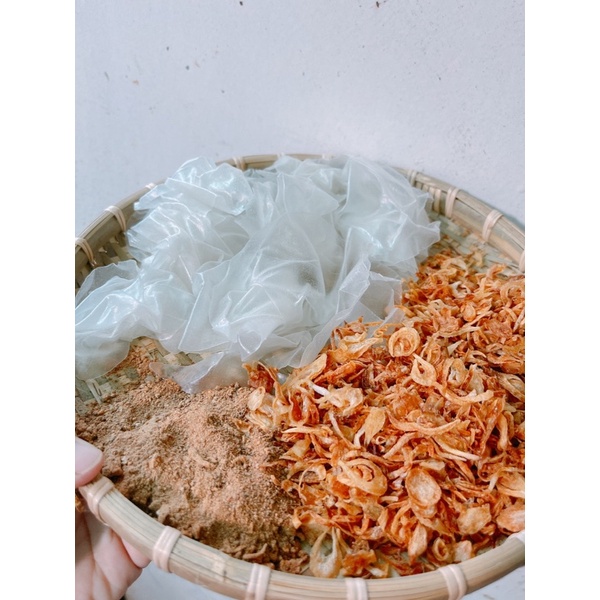 0.5Kg Bánh Tráng Phơi Sương Kèm Muối Nhuyễn Hành Phi