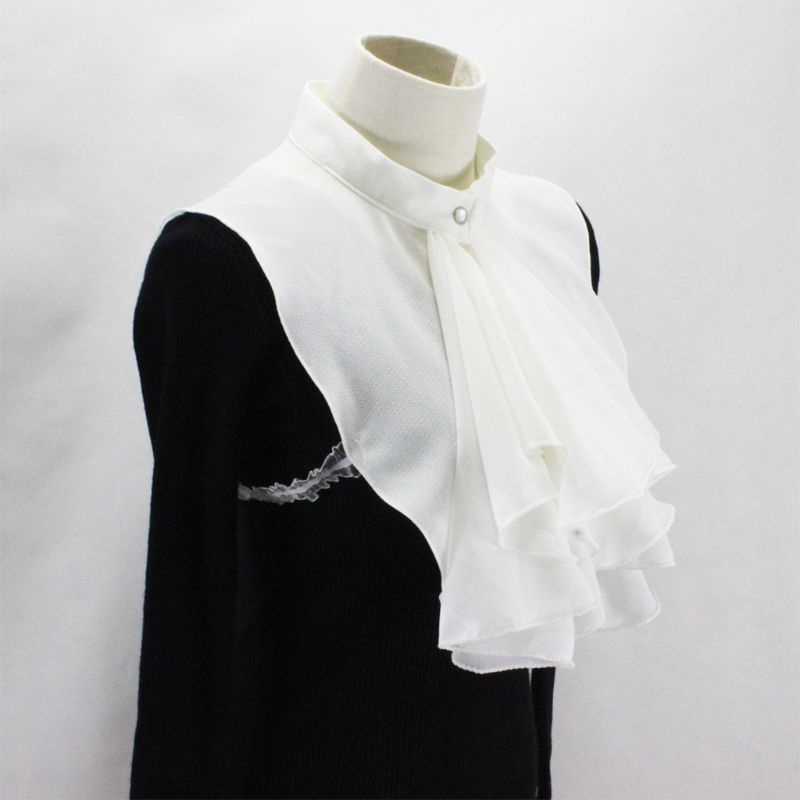 Yoioi Áo Sơ Mi Voan Giả Phối Bèo Và Nơ Phong Cách Vintage Cho Nữ