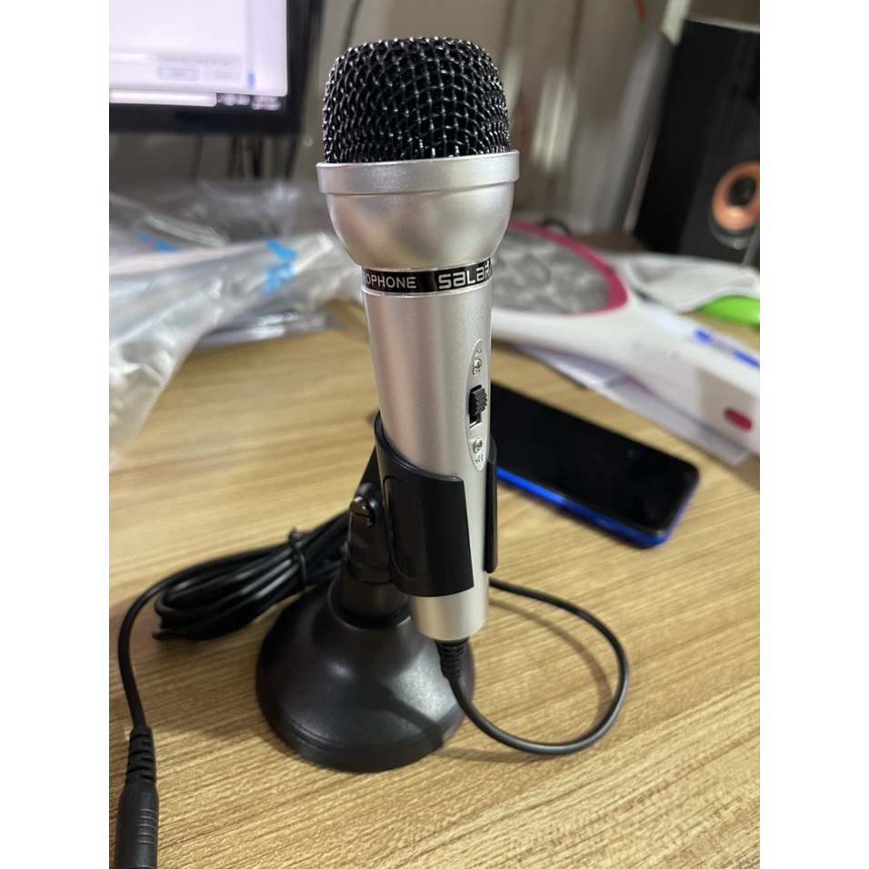BỘ MIC THU ÂM VÀ CHÂN ĐẾ SALAR M9 CAO CẤP C67