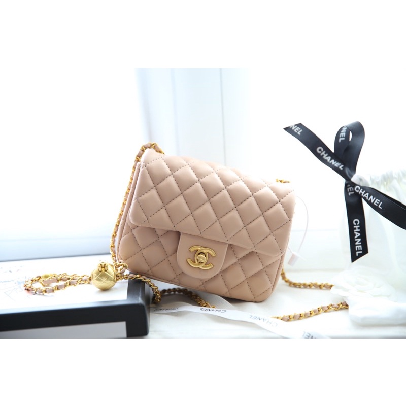 Túi chanel mini quả cầu size16cm fullbox vô cùng dễ thương