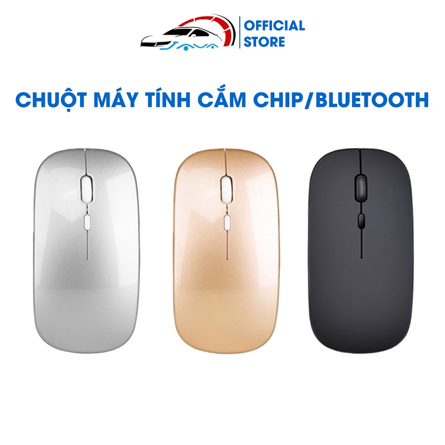 [SẠC PIN] Chuột Máy Tính Không Dây Bluetooth và Chip USB sạc pin