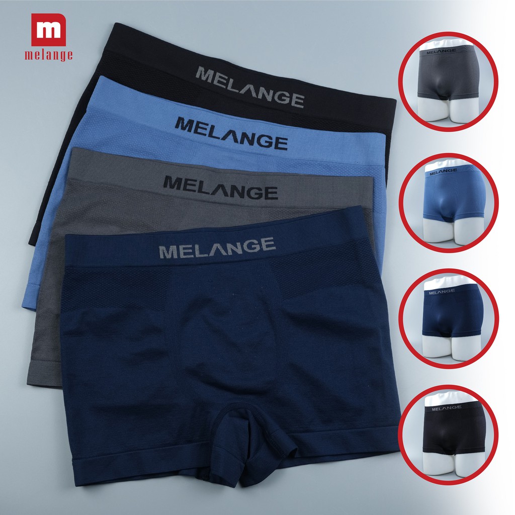 Combo 4 Quần Lót, Quần Sịp Nam Melange Siêu Co Giãn, Thoáng Mát, Mềm Mại - MN.22.09
