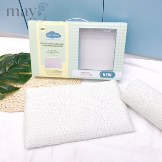 Gối cao su non chống ngạt vỏ sợi tre Bamboo kháng khuẩn tự nhiên, thấm hút mồ hôi tốt Comfybaby