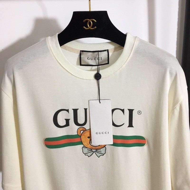 Áo thun nữ Gucci GC cao cấp hình gấu kai mẫu mới nhất 2021