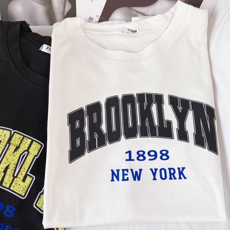 Áo phông 3158 ,áo thun nữ form rộng chất cotton in chữ new york